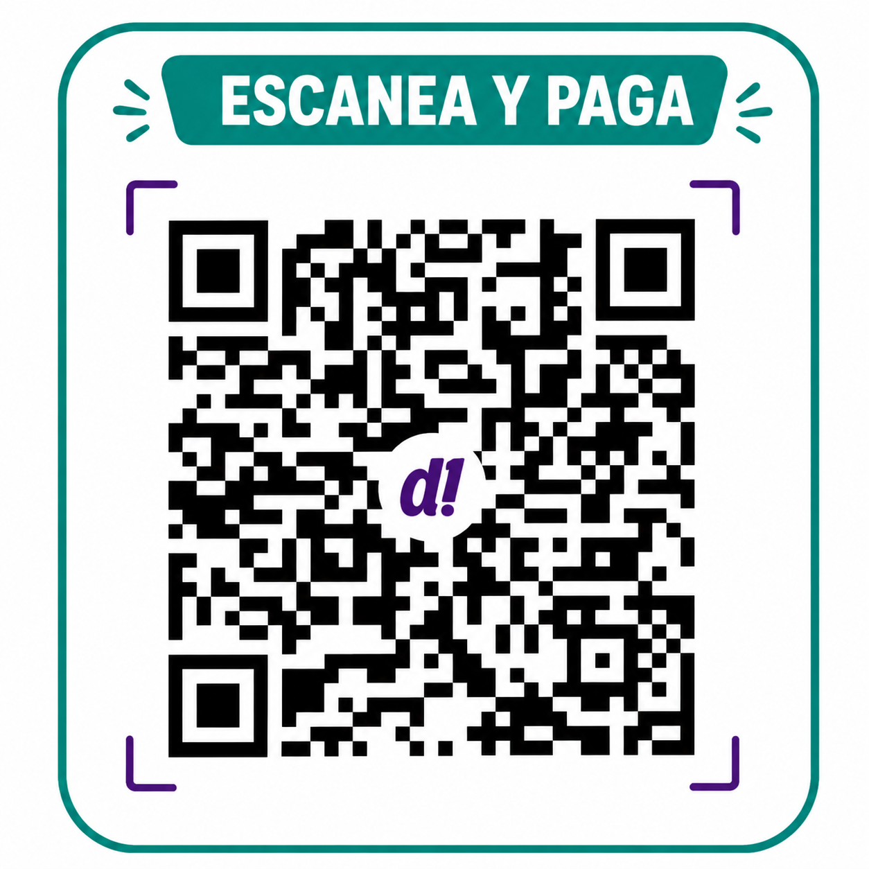 Código QR oficial de Deuna